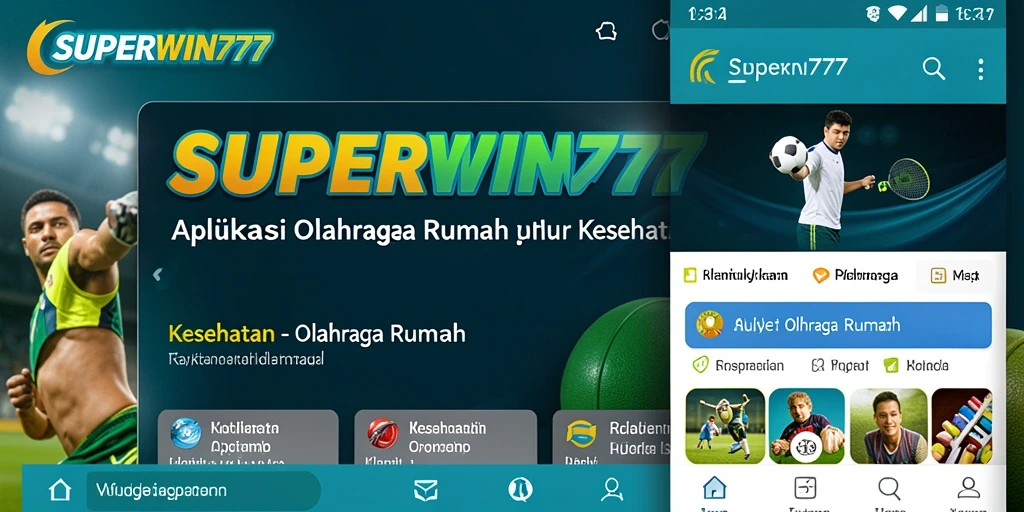 Antarmuka aplikasi SUPERWIN777 yang intuitif dan ramah pengguna.